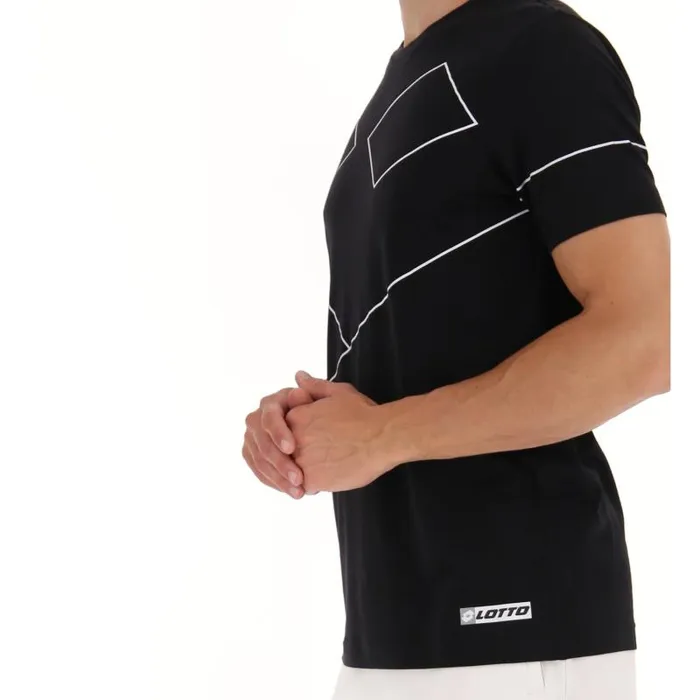 Lotto Sport TShirts Man LOGO VII TEE 2 All Black