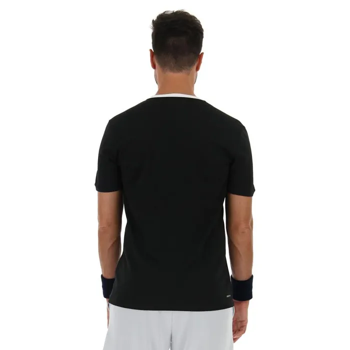 Lotto Sport TShirts ManWoman SQUADRA II TEE PL All Black Lotto Sport TShirts ManWoman SQUADRA II TEE PL All Black