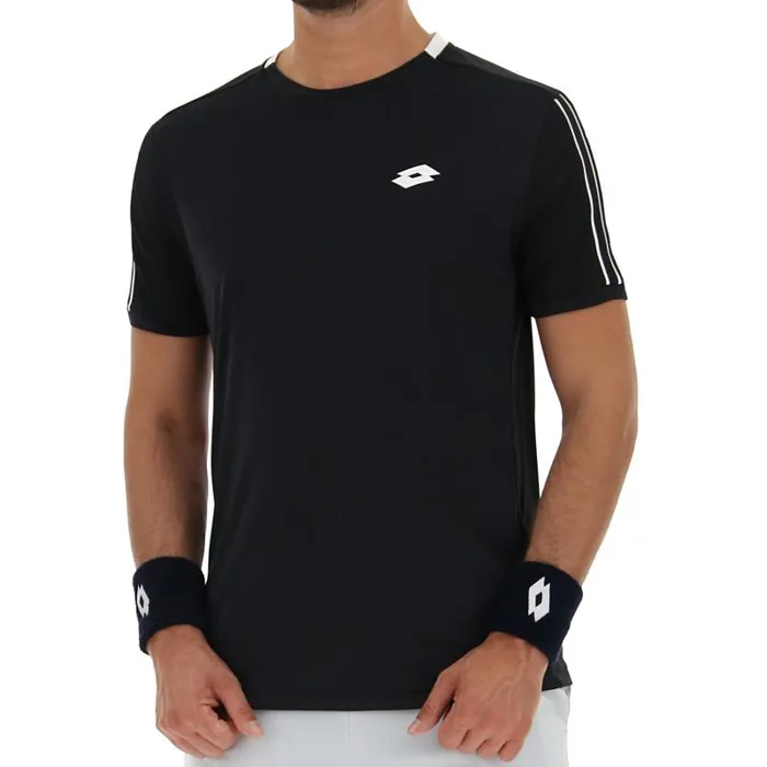 Lotto Sport TShirts ManWoman SQUADRA II TEE PL All Black Lotto Sport TShirts ManWoman SQUADRA II TEE PL All Black