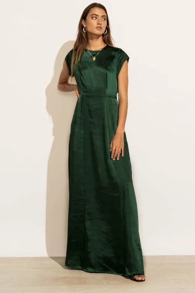 Lucille Maxi Dress In Emerald 8211 FINAL SALE Emerald Women Bohme Dresses