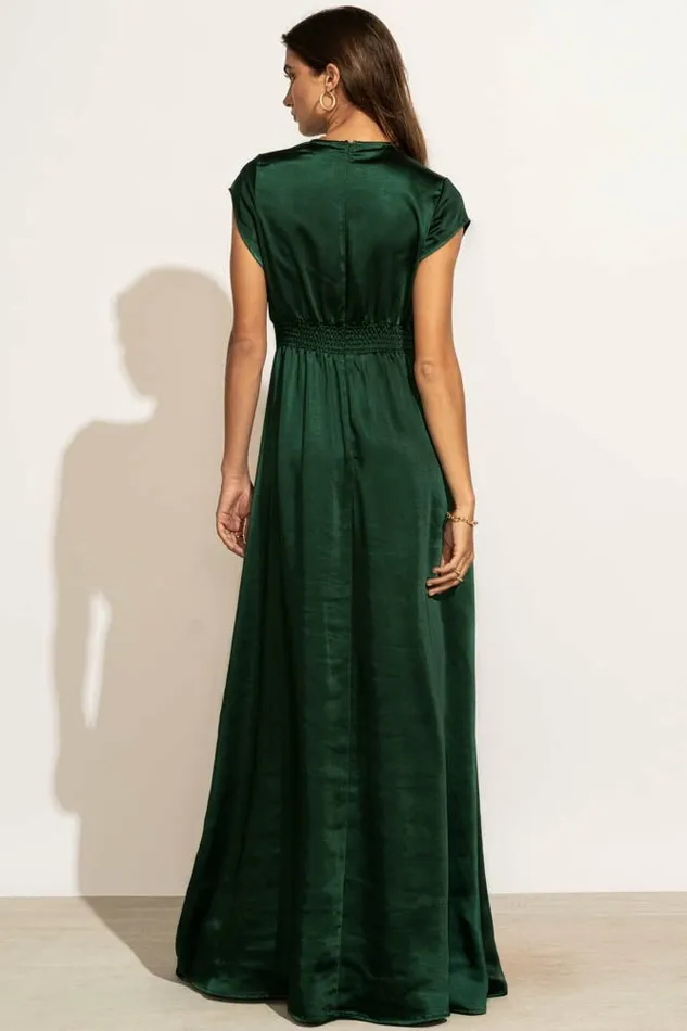 Lucille Maxi Dress In Emerald 8211 FINAL SALE Emerald Women Bohme Dresses