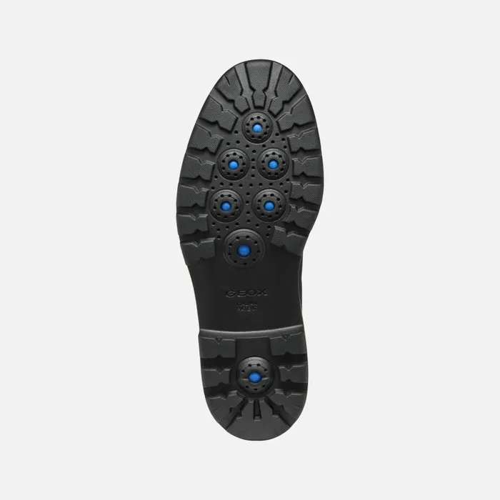 Man Geox Casual Shoes SPHERICA EC7 MAN Navy Suede Shoes Navy
