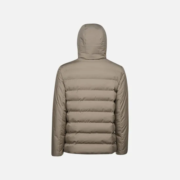 Man Geox Jackets SILE MAN Fallen Rock Short Down Jacket Fallen Rock