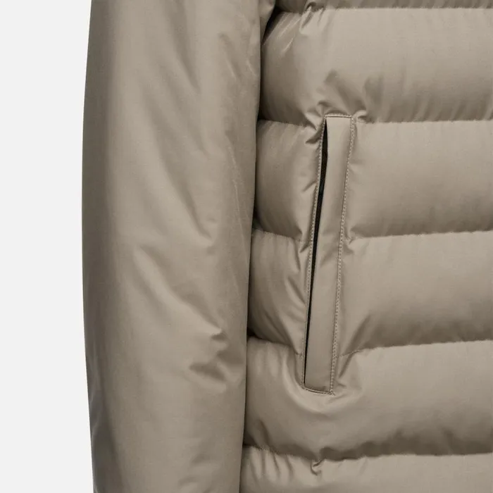 Man Geox Jackets SILE MAN Fallen Rock Short Down Jacket Fallen Rock