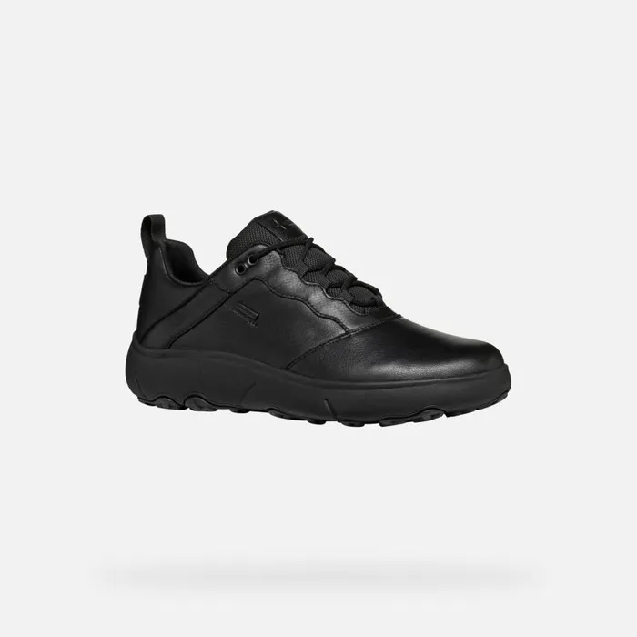 Man Geox Sneakers NEBULA GRIP ABX MAN Black Low Top Sneakers Black