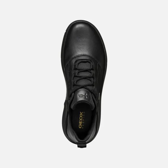 Man Geox Sneakers NEBULA GRIP ABX MAN Black Low Top Sneakers Black