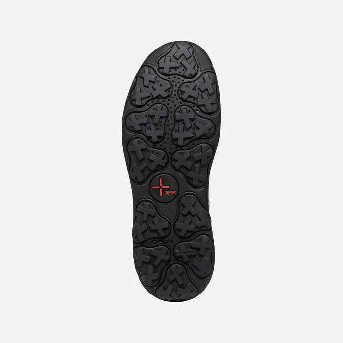 Man Geox Sneakers NEBULA GRIP ABX MAN Black Low Top Sneakers Black