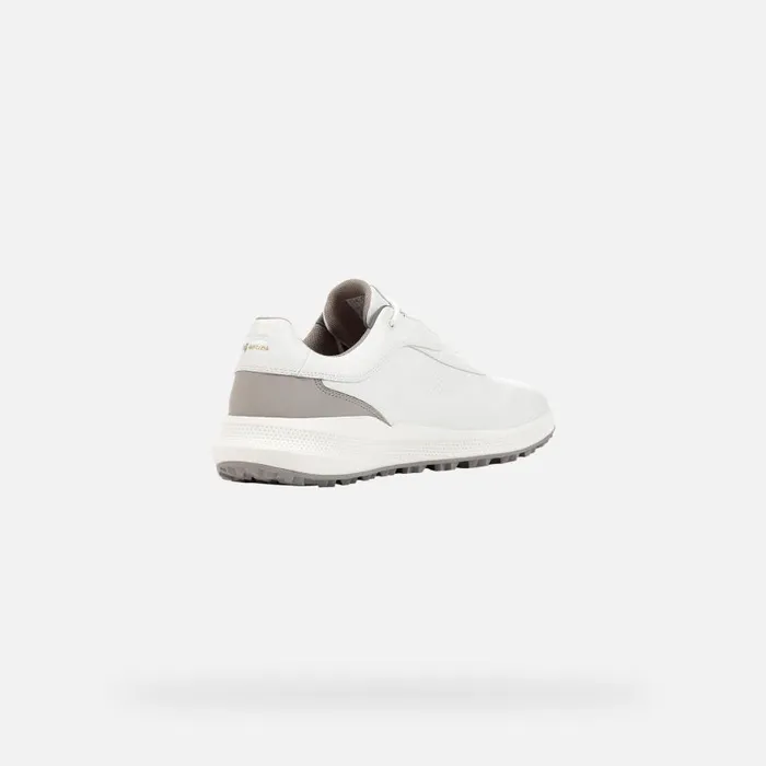 Man Geox Sneakers PG1X ABX MAN WhiteLight Grey Waterproof Trainers Whitelight Grey