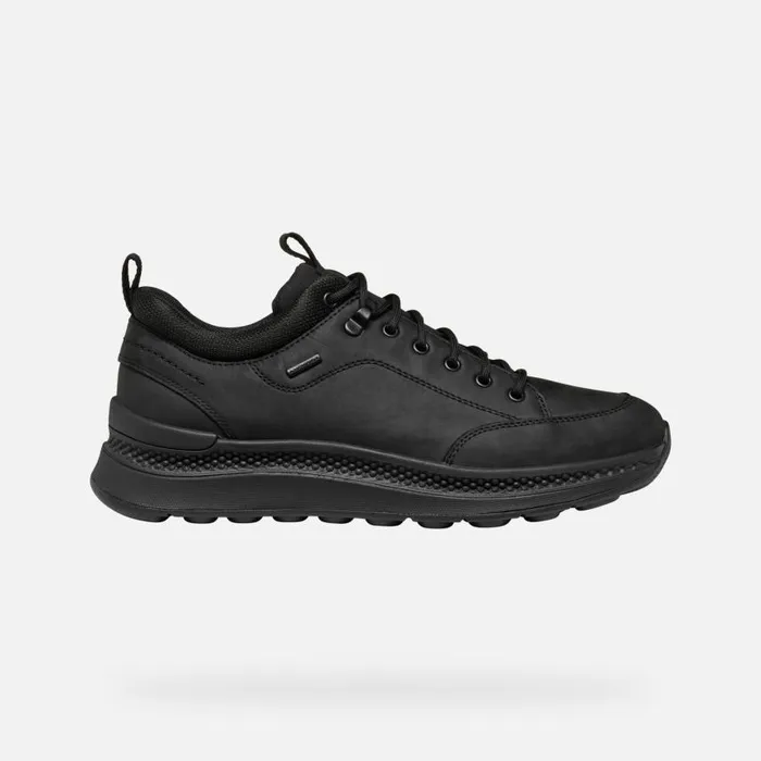 Man Geox Sneakers SPHERICA ACTIF X2 ABX MAN Black Low Top Sneakers Black