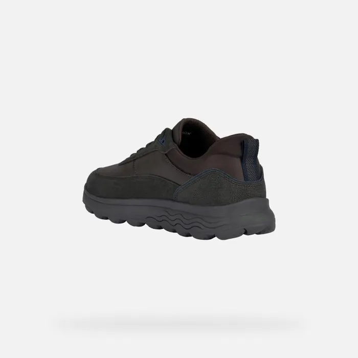 Man Geox Sneakers SPHERICA E Low Top Sneakers Coffee Man Geox Coffee