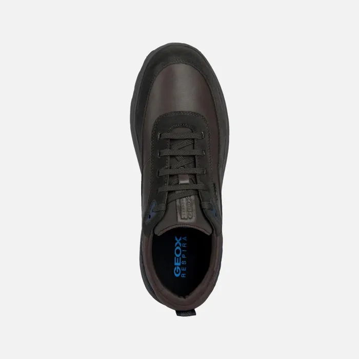 Man Geox Sneakers SPHERICA E Low Top Sneakers Coffee Man Geox Coffee