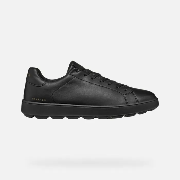 Man Geox Sneakers SPHERICA ECUB1 Men039s Black Low Top Sneakers Geox Black