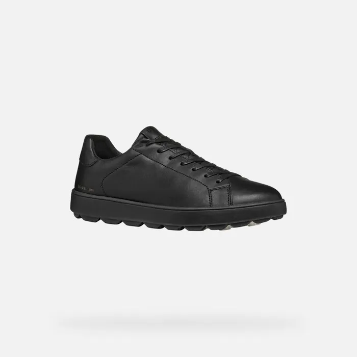 Man Geox Sneakers SPHERICA ECUB1 Men039s Black Low Top Sneakers Geox Black