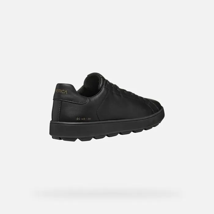Man Geox Sneakers SPHERICA ECUB1 Men039s Black Low Top Sneakers Geox Black