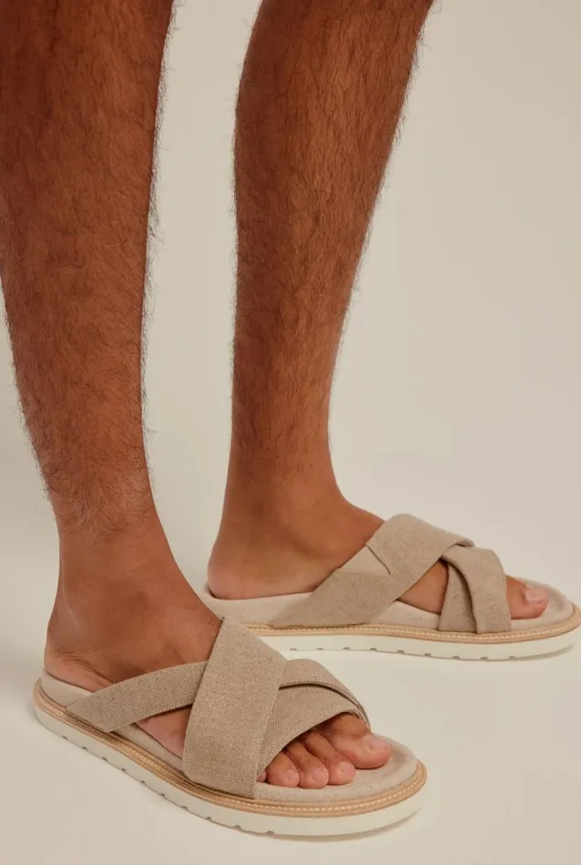 Man Venroy Accessories Canvas Strap Sandal