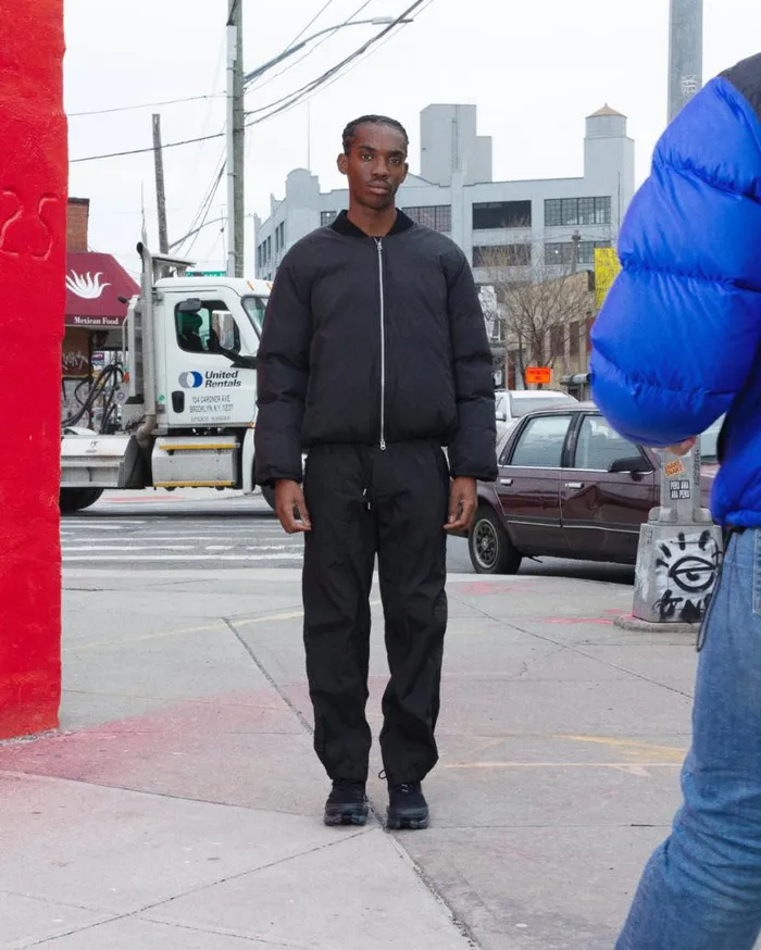 Man Venroy Pants Panelled Nylon Utility Pant