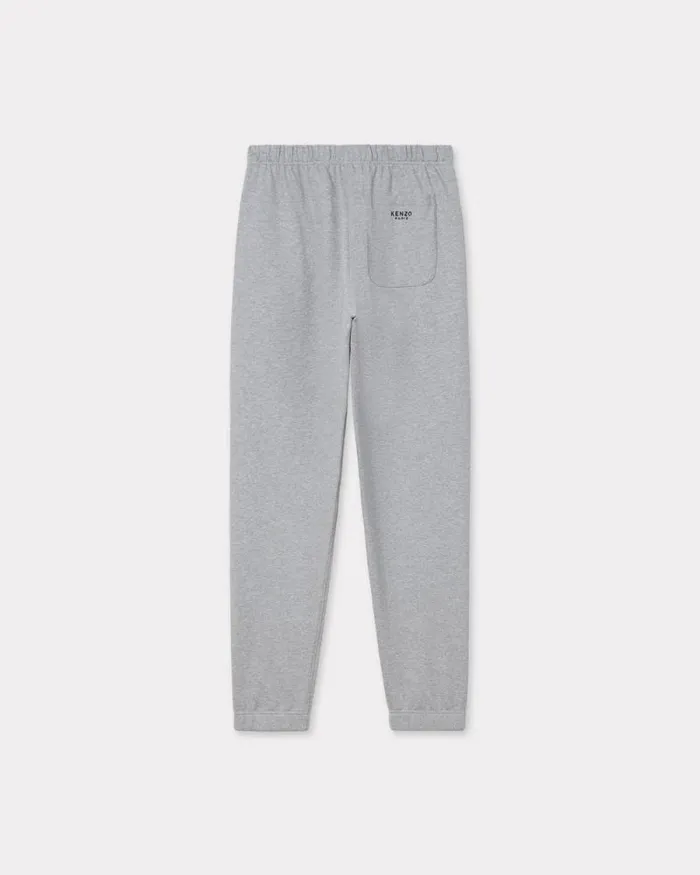Men 039Boke Flower039 Embroidered Jog Pants Pearl Grey Kenzo Pants And Shorts