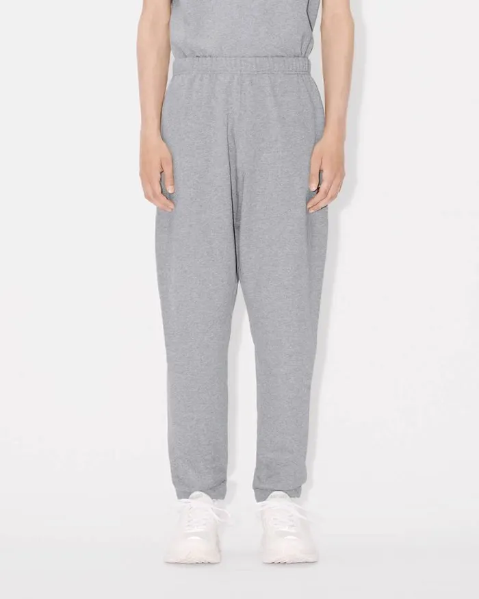 Men 039Boke Flower039 Embroidered Jog Pants Pearl Grey Kenzo Pants And Shorts