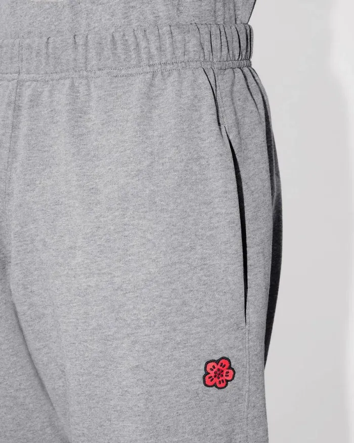 Men 039Boke Flower039 Embroidered Jog Pants Pearl Grey Kenzo Pants And Shorts