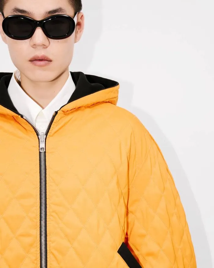 Men 039KENZO VERDY MARKET039 Reversible Embroidered Bomber Black Kenzo Jackets And Coats