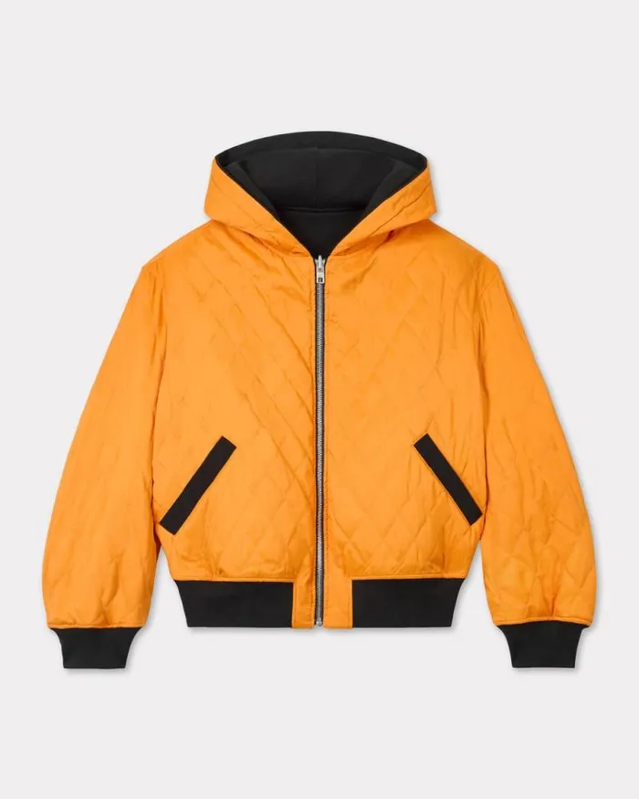 Men 039KENZO VERDY MARKET039 Reversible Embroidered Bomber Black Kenzo Jackets And Coats