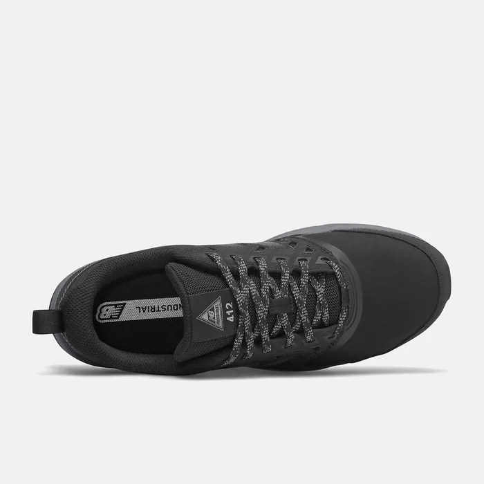 Men 412v1 Alloy Toe Black With Silver New Balance Work Shoes