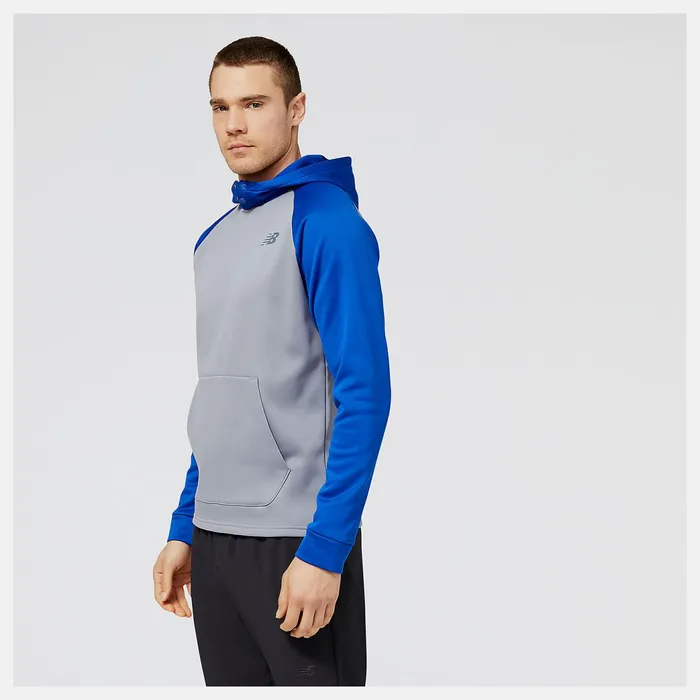 Men Baseball Pull Over Hoodie Team Royal New Balance Hoodies and Sweatshirts