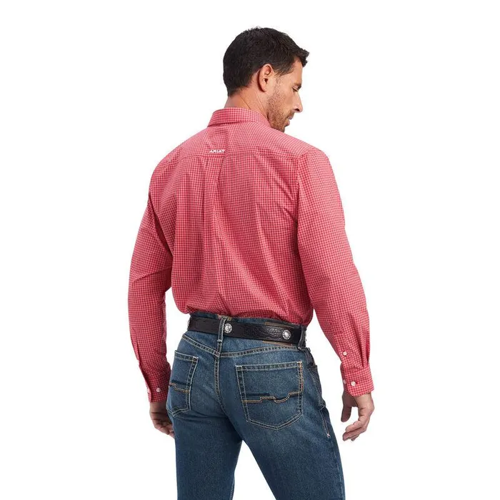 Men Button Down Shirts Ariat Pro Series Nevin Stretch Classic Fit Shirt Tango Red Men Button Down Shirts Ariat Pro Series Nevin Stretch Classic Fit Shirt Tango Red