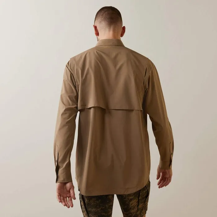 Men Button Down Shirts Ariat Rebar Made Tough VentTEK DuraStretch Work Shirt Khaki Men Button Down Shirts Ariat Rebar Made Tough VentTEK DuraStretch Work Shirt Khaki