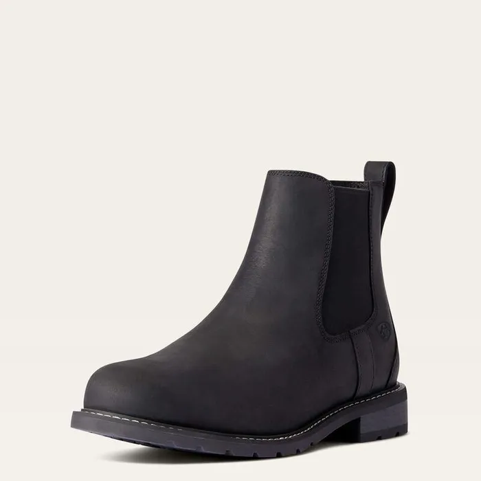 Men Chelsea Boots Ariat Wexford Waterproof Chelsea Boot Black