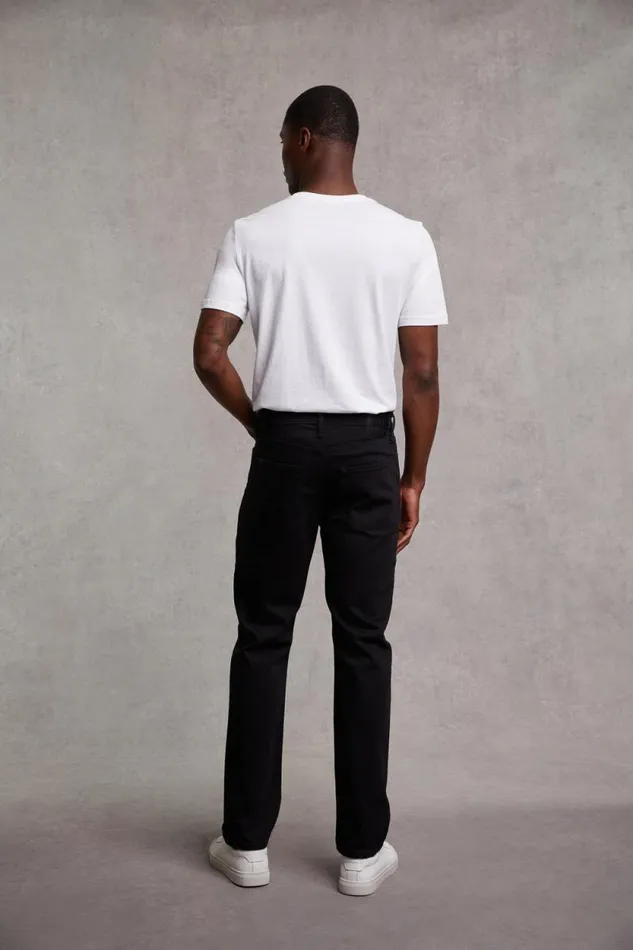 Men Classic Straight Jean Black Holland Cooper Jeans