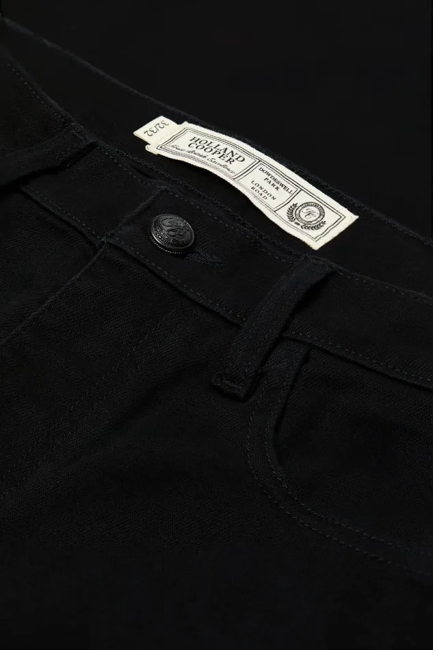 Men Classic Straight Jean Black Holland Cooper Jeans