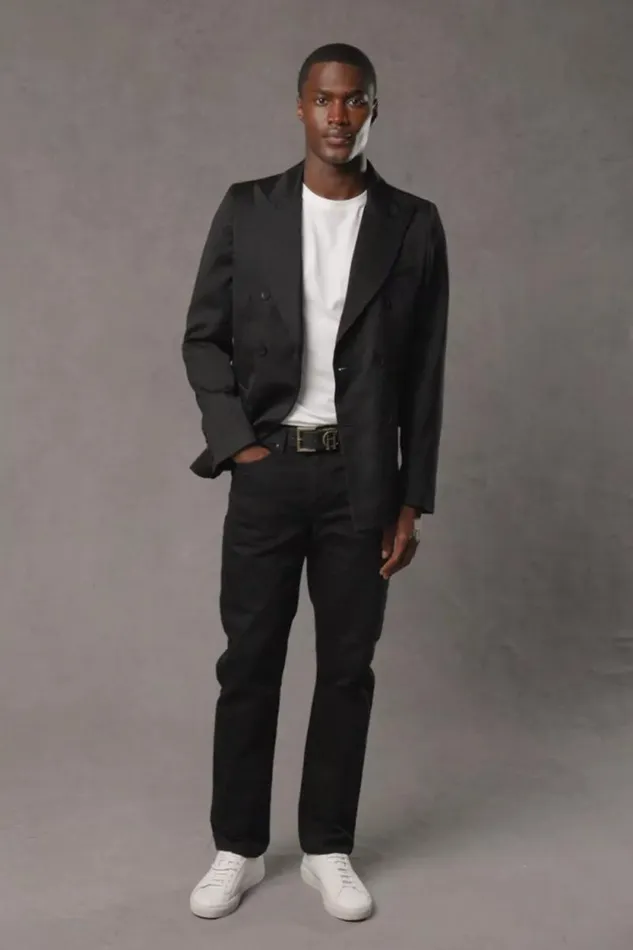 Men Classic Straight Jean Black Holland Cooper Jeans