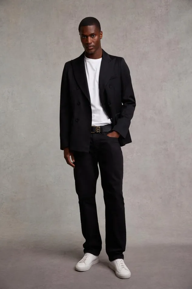 Men Classic Straight Jean Black Holland Cooper Jeans