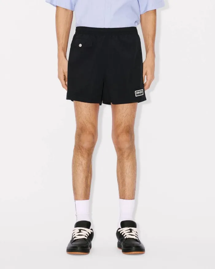 Men Classic Swim Trunk Black Kenzo Swimwear And Beachwear