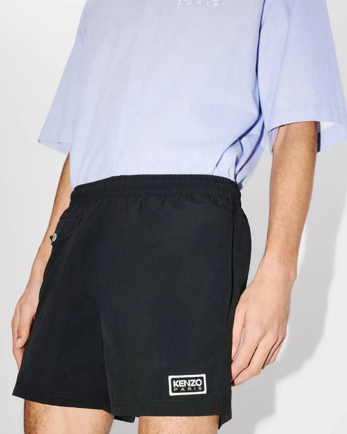 Men Classic Swim Trunk Black Kenzo Swimwear And Beachwear