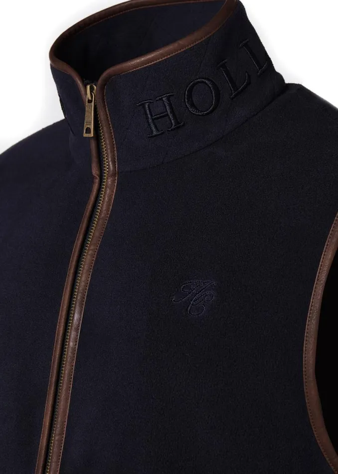 Men Country Fleece Gilet Ink Navy Holland Cooper Gilets