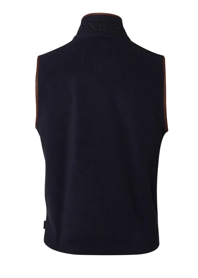 Men Country Fleece Gilet Ink Navy Holland Cooper Gilets