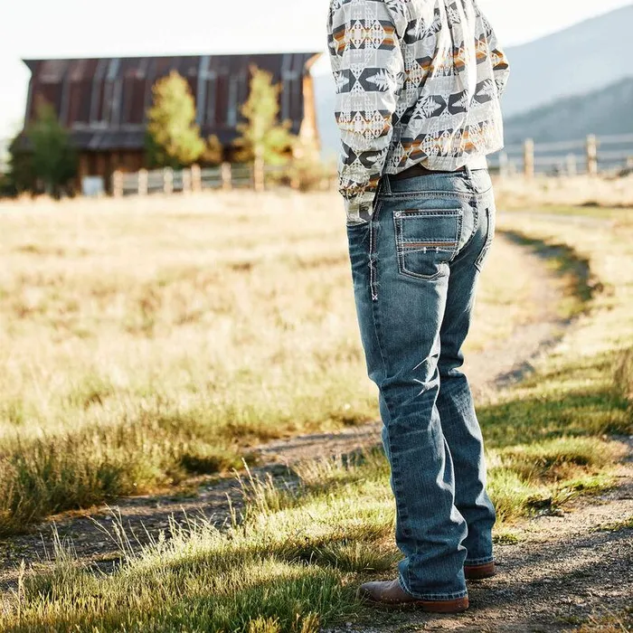 Men Denim Ariat M4 Low Rise Coltrane Boot Cut Jean Durango Men Denim Ariat M4 Low Rise Coltrane Boot Cut Jean Durango