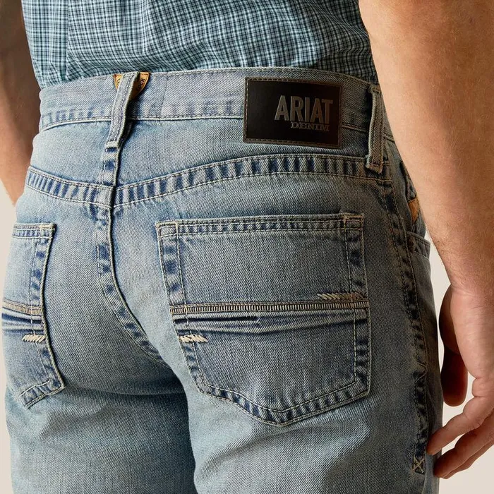 Men Denim Ariat M4 Relaxed Marston Straight Leg Jean Corona