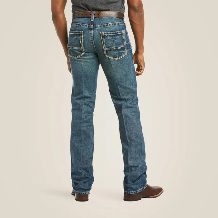 Men Denim Ariat M5 Slim Boundary Stackable Straight Leg Jean Gulch