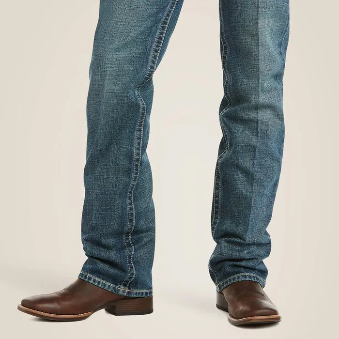 Men Denim Ariat M5 Slim Boundary Stackable Straight Leg Jean Gulch