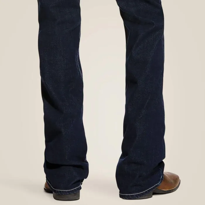 Men Denim Ariat M7 Rocker Concord Stretch Stackable Straight Leg Jean Dodge