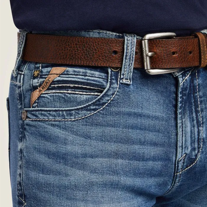 Men Denim Ariat M7 Slim Wessley Straight Jean Gaviota Men Denim Ariat M7 Slim Wessley Straight Jean Gaviota