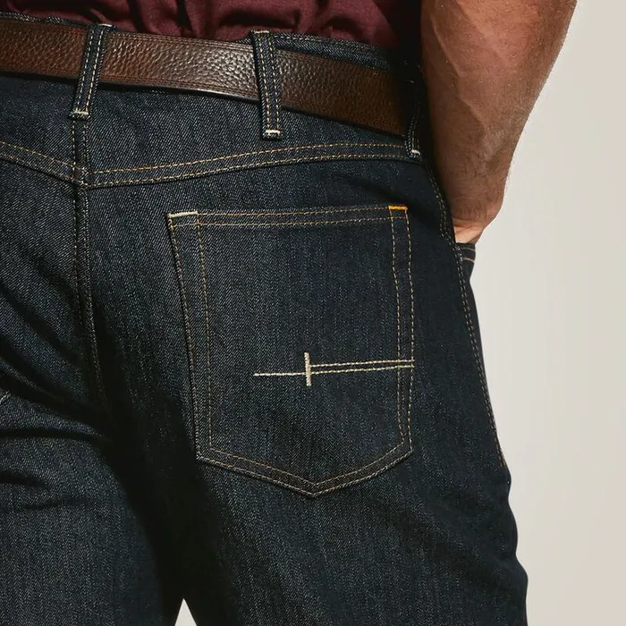 Men Denim Ariat Rebar M4 Relaxed DuraStretch Basic FlannelLined Boot Cut Jean Rinse Men Denim Ariat Rebar M4 Relaxed DuraStretch Basic FlannelLined Boot Cut Jean Rinse