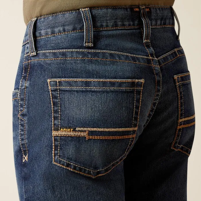 Men Denim Ariat Rebar M5 Straight Rail Straight Jean Encinitas Men Denim Ariat Rebar M5 Straight Rail Straight Jean Encinitas