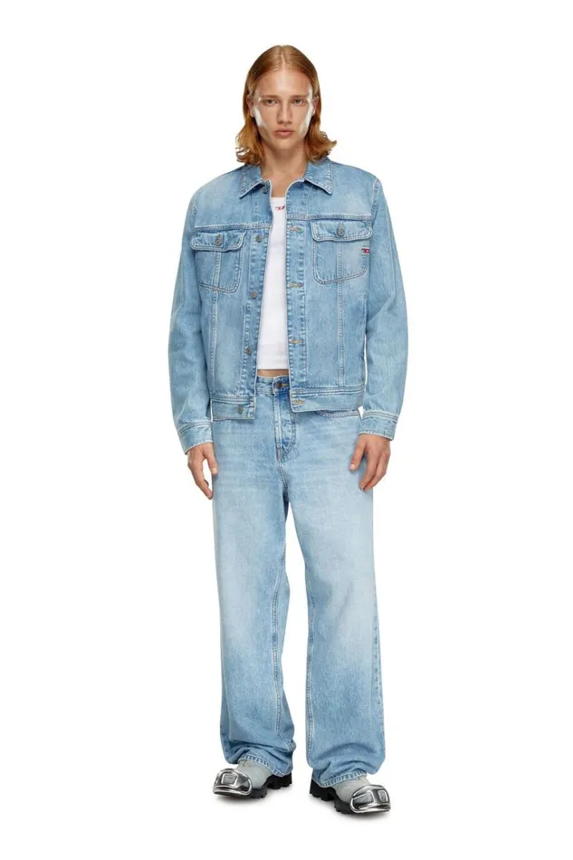 Men Diesel Jackets DBARCY Light Blue
