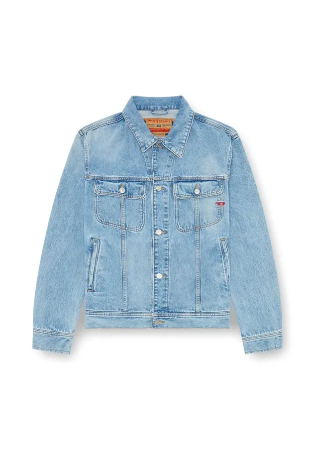 Men Diesel Jackets DBARCY Light Blue