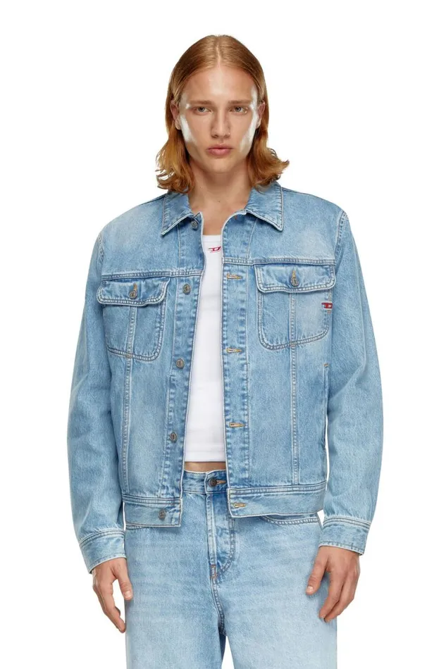 Men Diesel Jackets DBARCY Light Blue