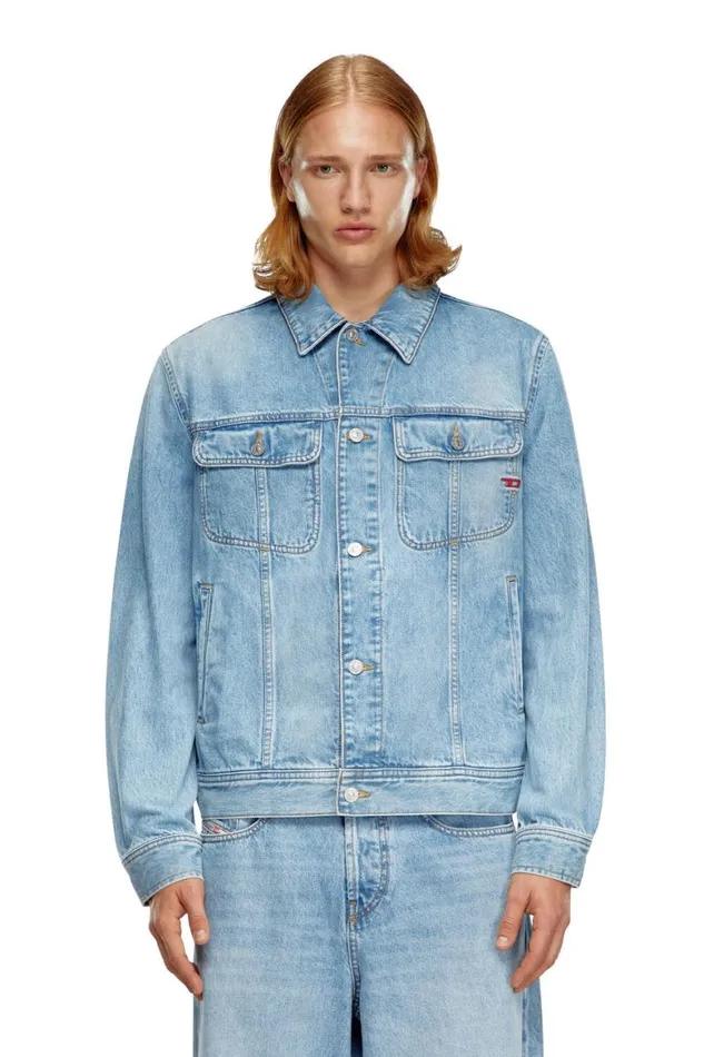 Men Diesel Jackets DBARCY Light Blue